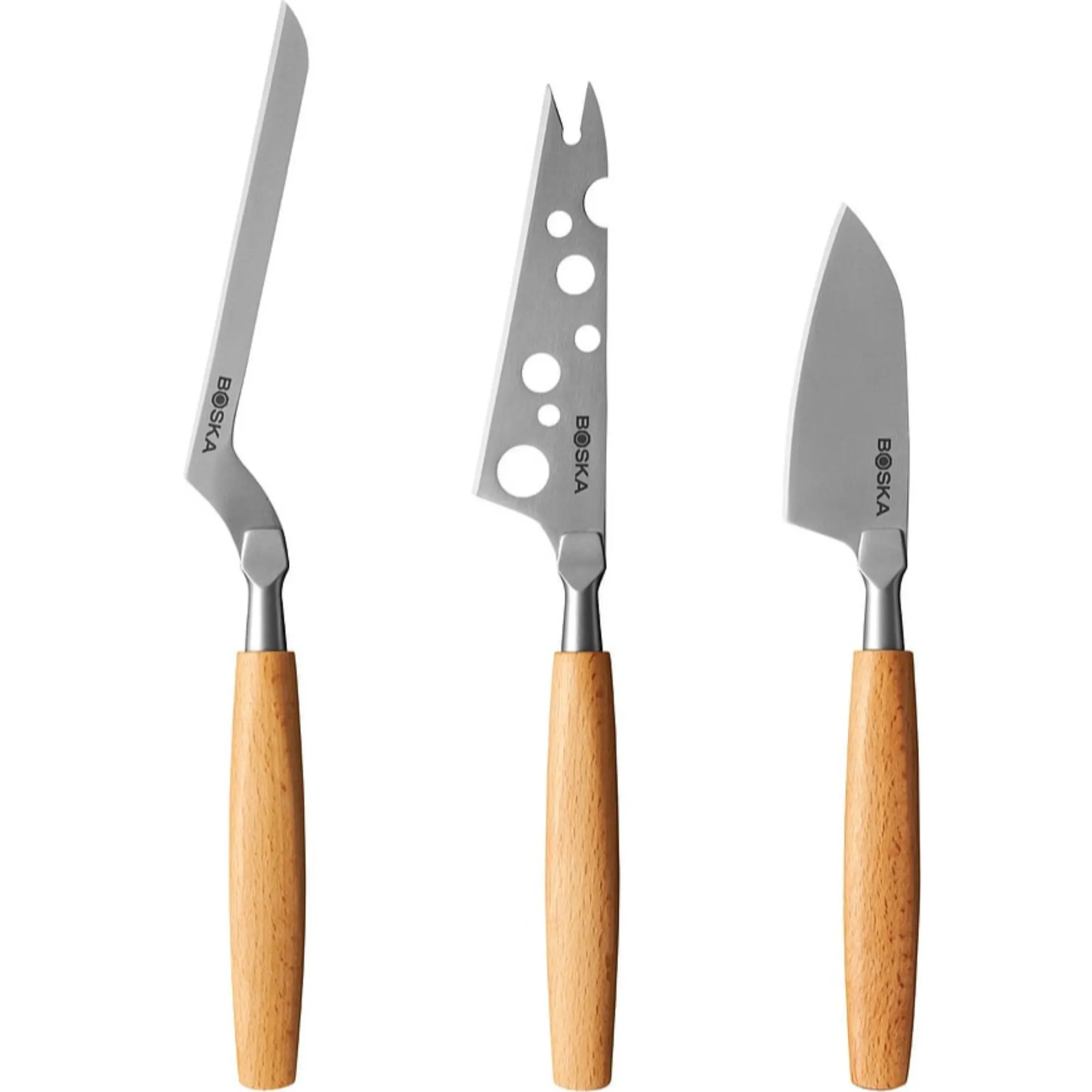 noże, zestaw, drewniane, stalowe, kute