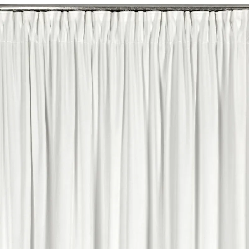 ZASŁONA GOTOWA CARLI NA TAŚMIE 140 X 270 CM BIAŁY