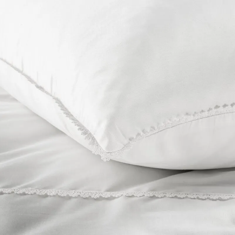 KOMPLET POŚCIELI LINDA 160 X 200 CM BIAŁY - EU_438665