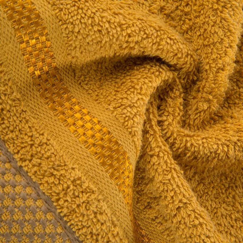 RĘCZNIK ABBIE (08) 30 X 50 CM CIEMNOŻÓŁTY - EU_453096