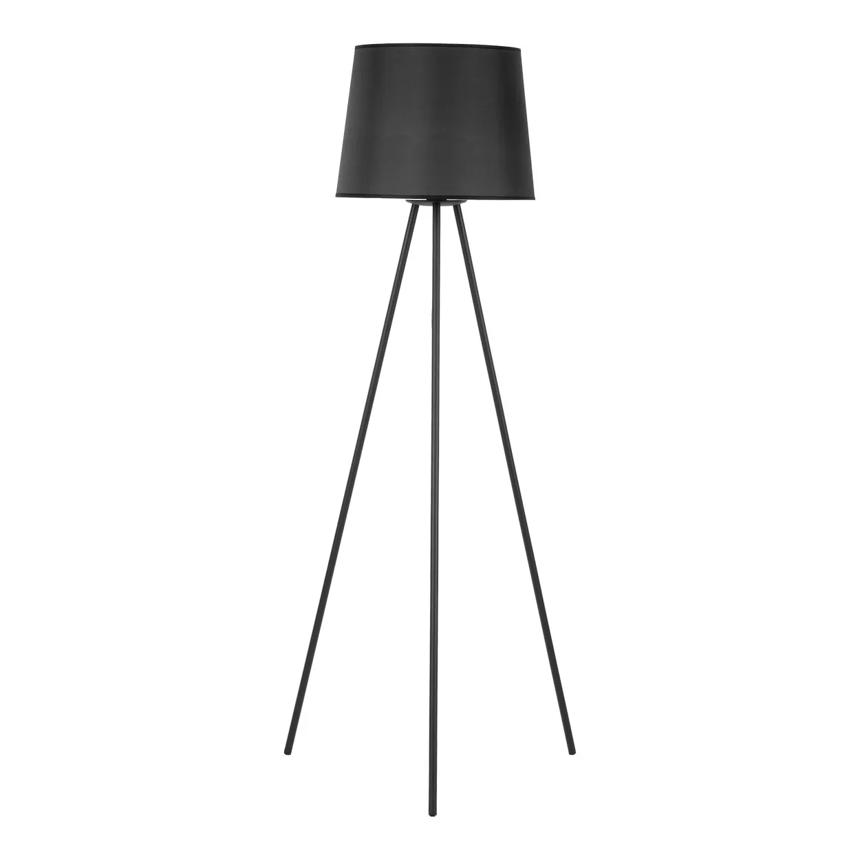 Lampa podłogowa ISEO czarna metalowe nogi