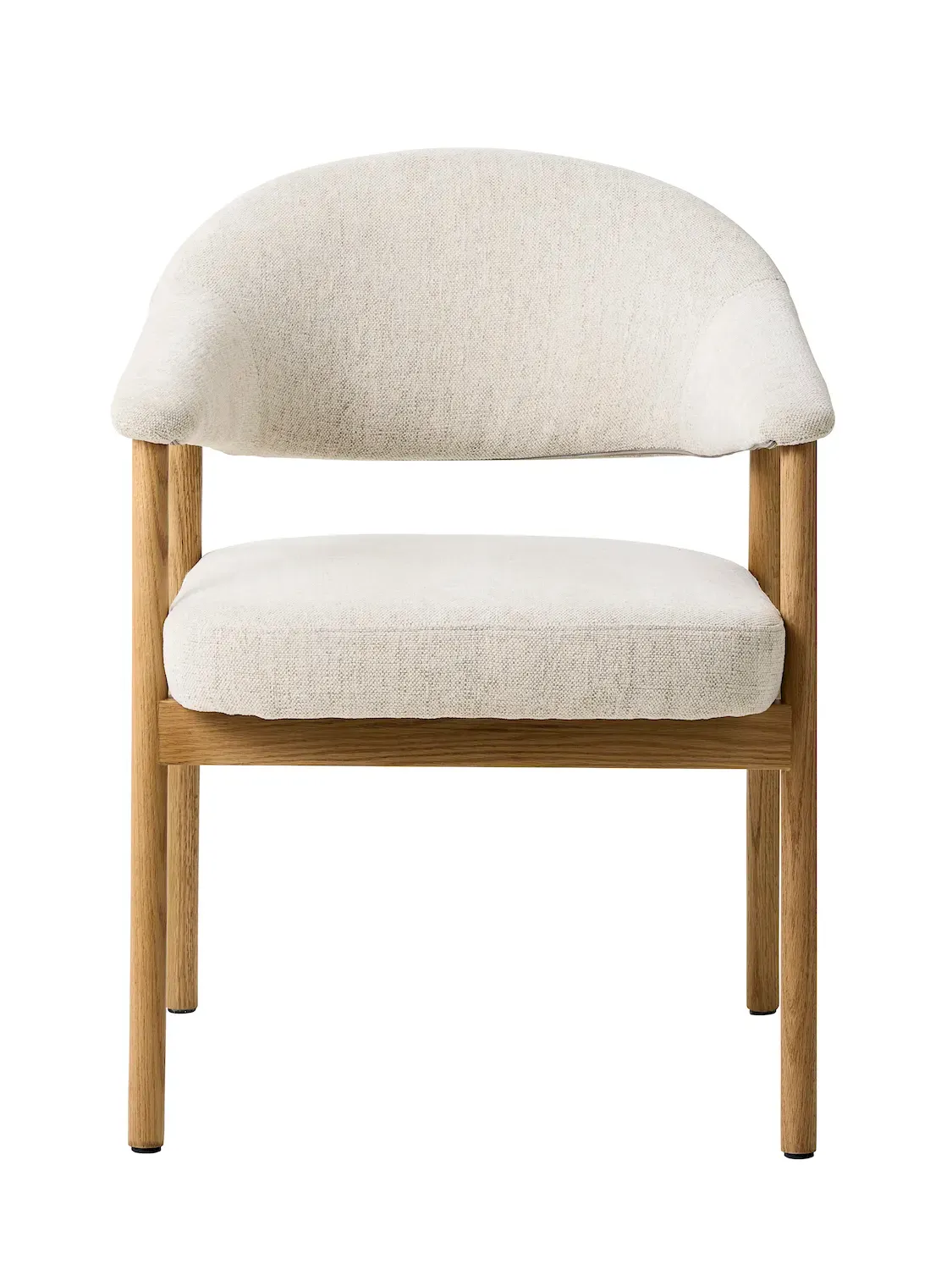 Krzesło tapicerowane ELK z podłokietnikami - piaskowy, naturalny - UN_56160000