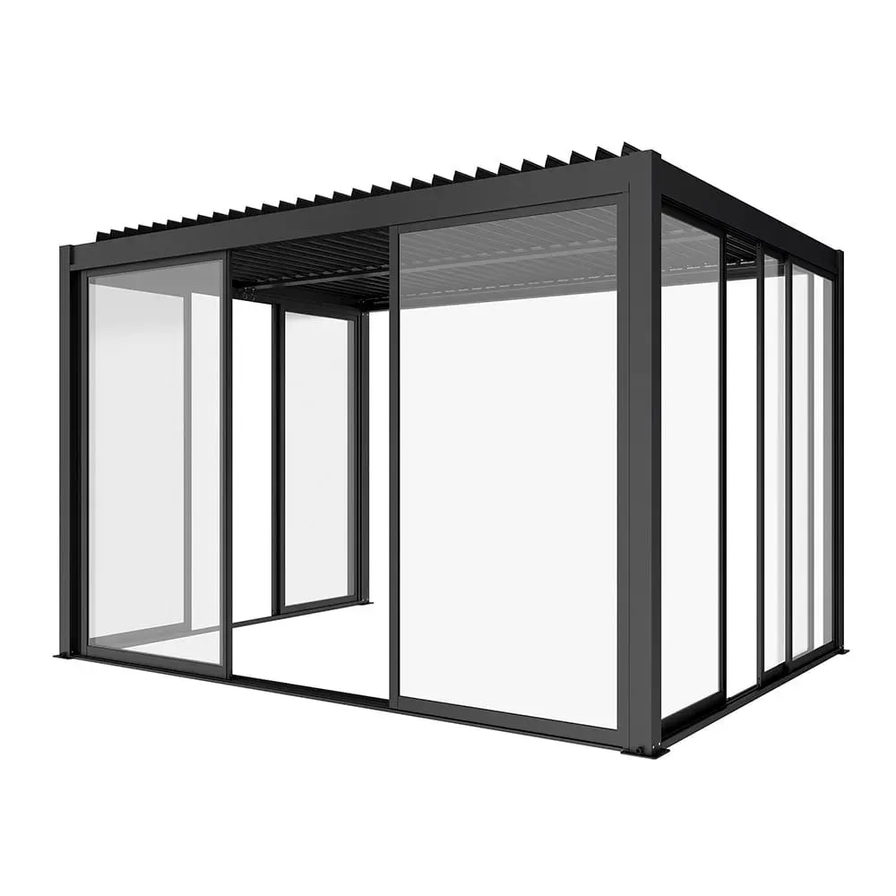 Drzwi przesuwne S8 LUXE 270x238cm (do ścianki: 3m wys.2,5m ) antracyt Esti&Esta — zdjęcie 7