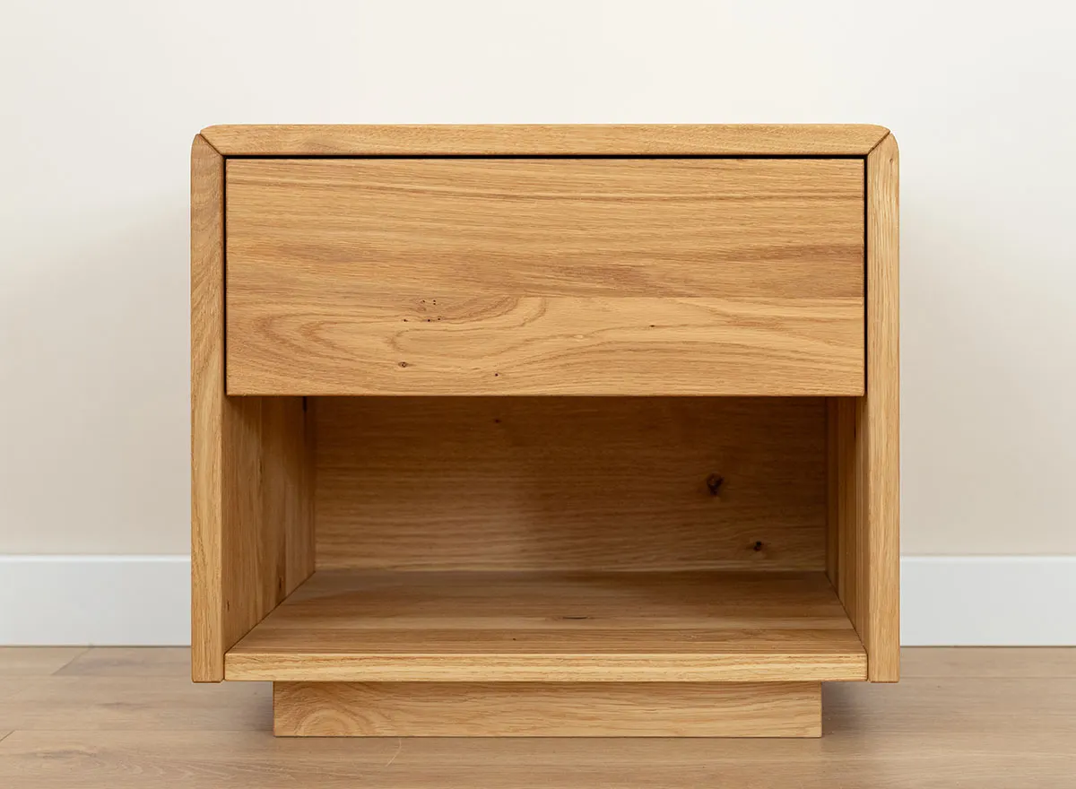 Szafka nocna dębowa z 1 szufladą i półką TOSSA Dębowy Sen dąb olejowany - ZINAK2