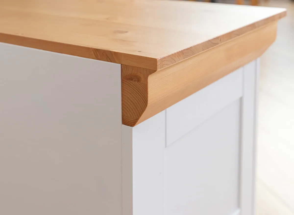 Skrzynia MARONE ELITE - biały, złocisty 95 cm - PLMEL18