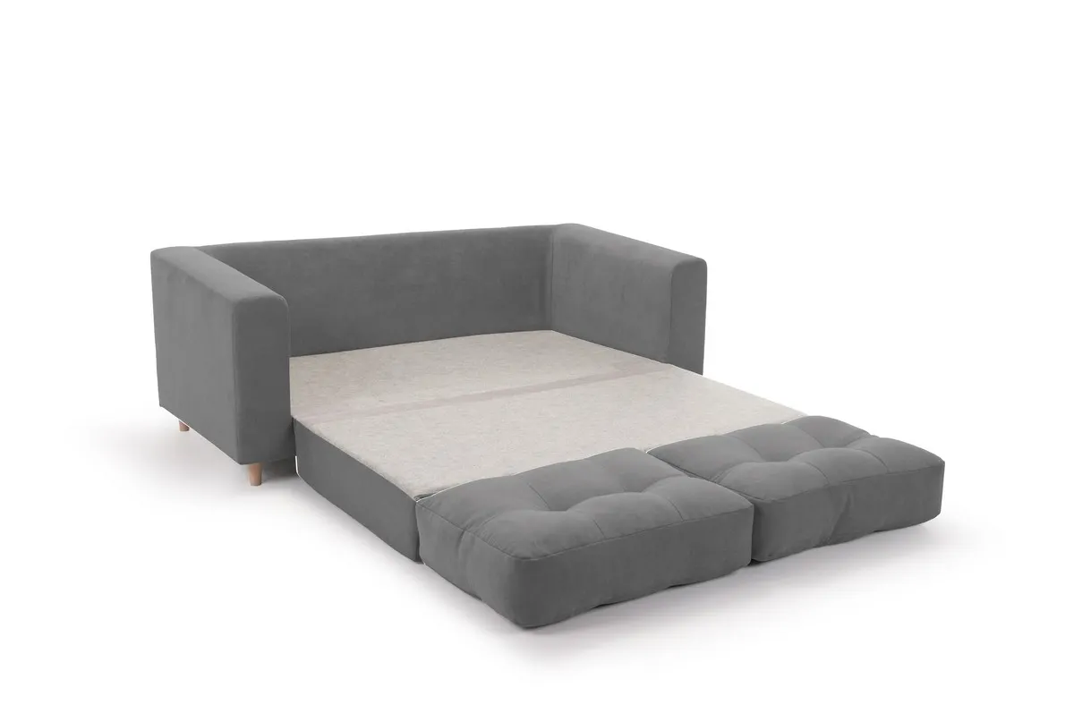 Sofa rozkładana Plant szara MEBLEX — zdjęcie 6