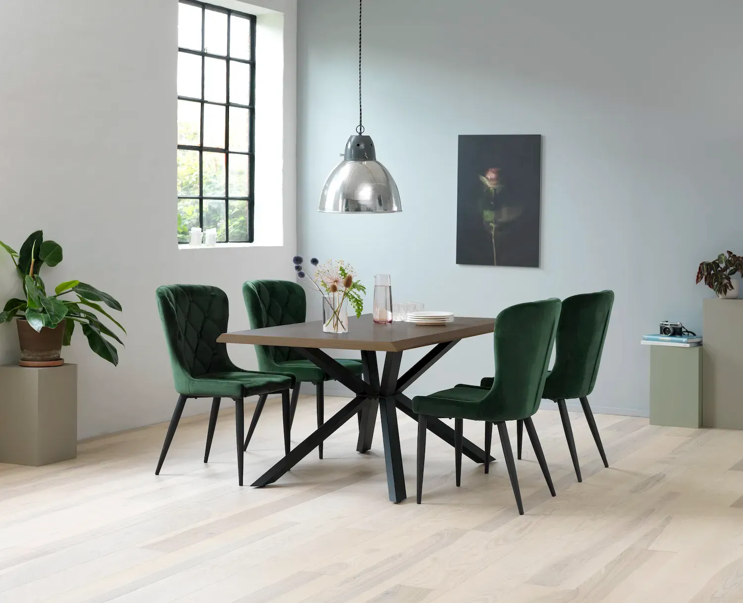 Stół ARNO 90x160 cm - dąb wędzony - UN_38822930