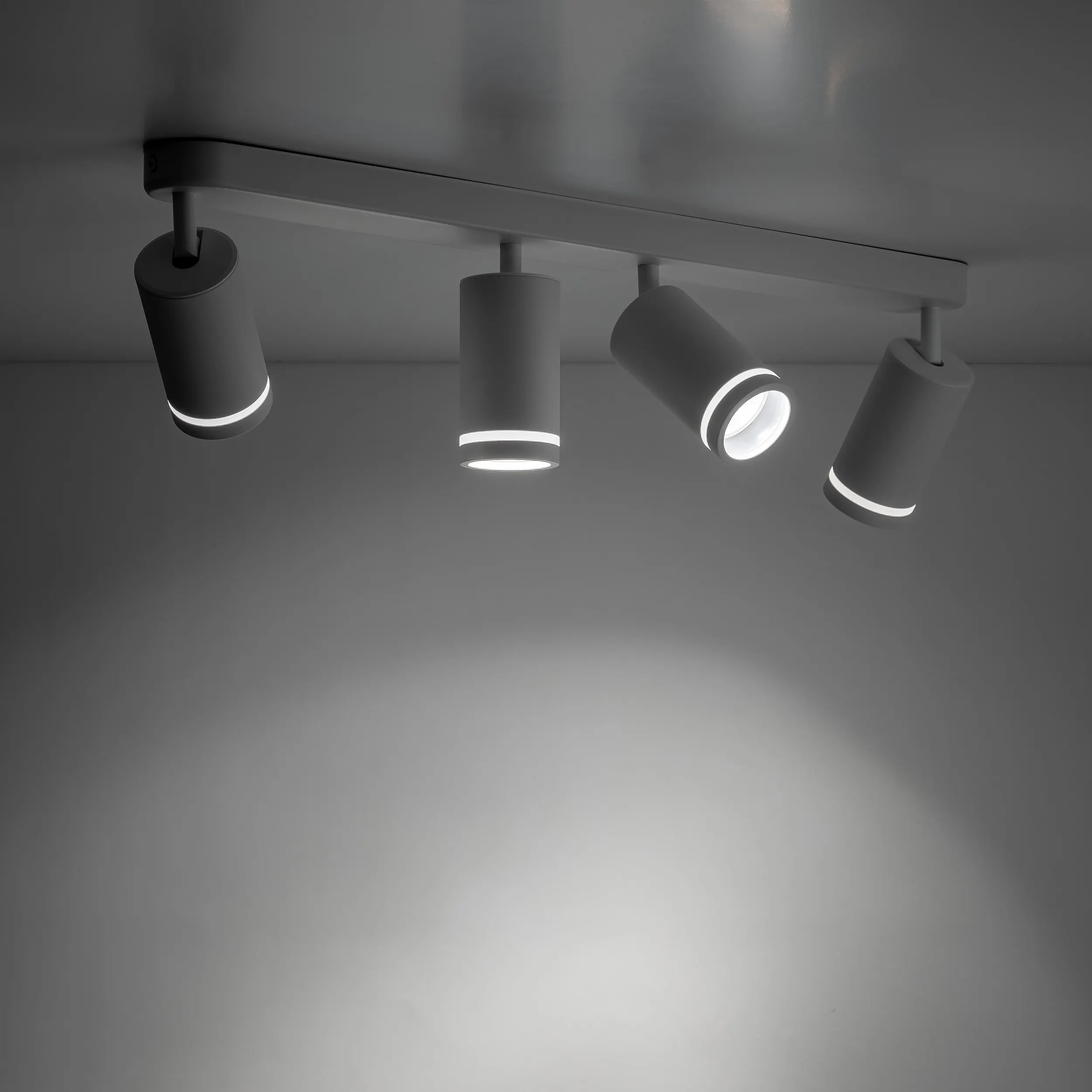 Listwa sufitowa JET biała metalowa regulowana 74x15x5cm - TK_6917