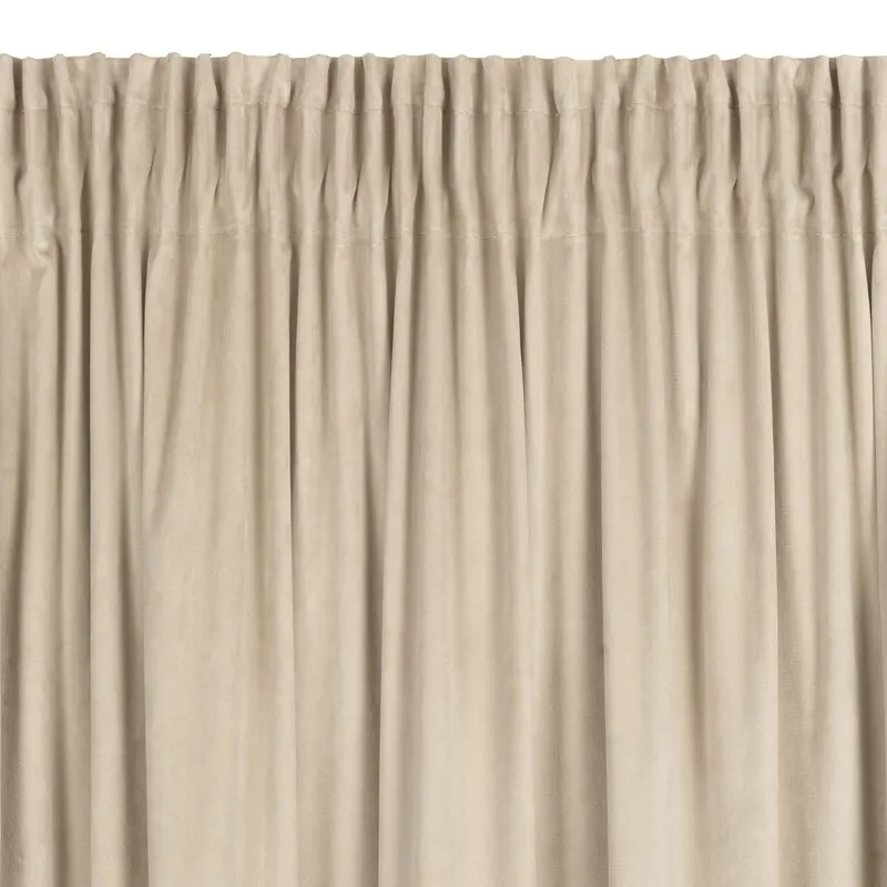 ZASŁONA GOTOWA PIERRE NA TAŚMIE 140X300 CM KREMOWY - EU_392270