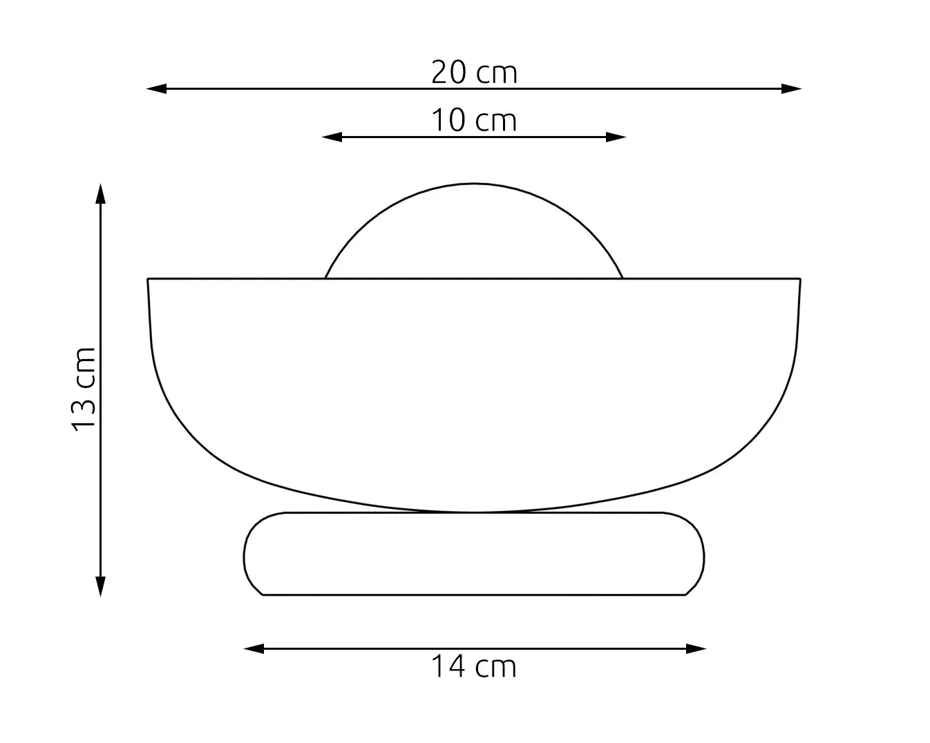 Lampka nocna metalowa OZZY LN1 beżowa — zdjęcie 5