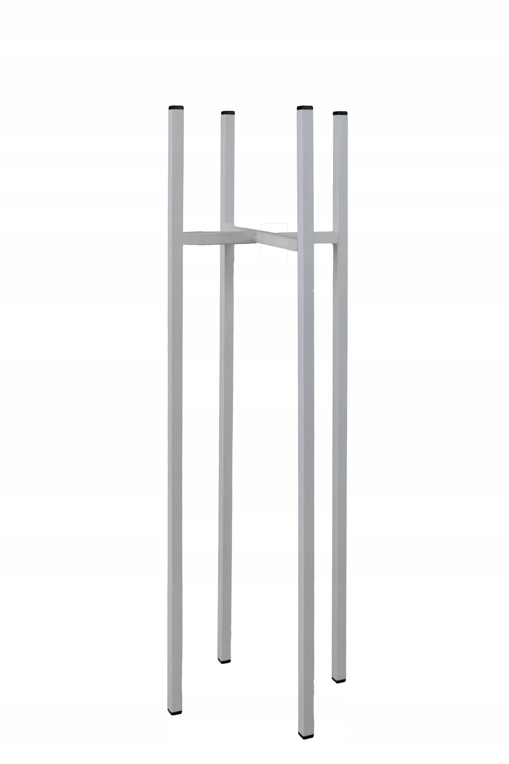 Kwietnik-stojak na donice CHOLET L metalowy biały - LD_TZ000136