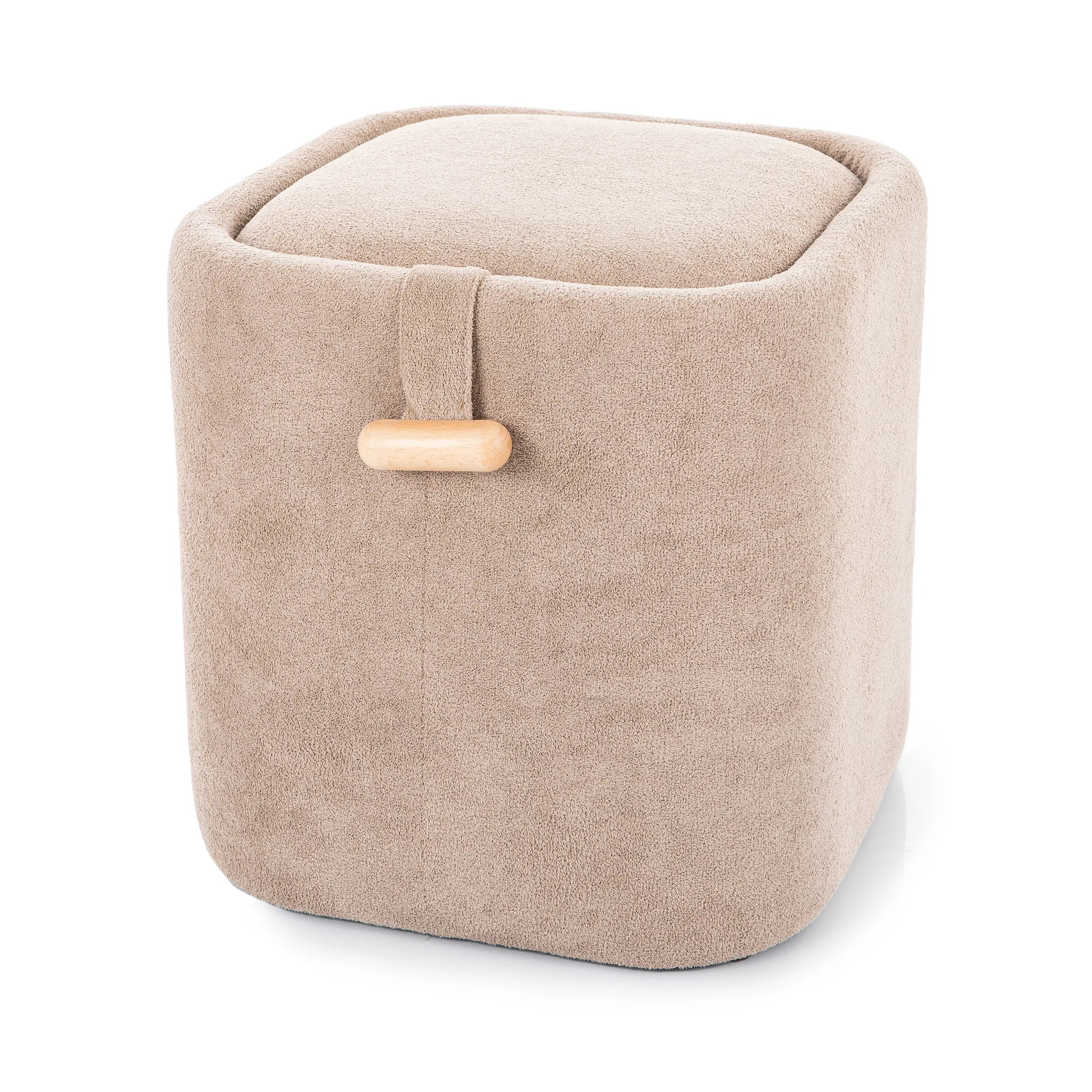 Puf z pojemnikiem NAP 37x37 ciemnobeżowy Puf z pojemnikiem NAP 37x37 ciemnobeżowy