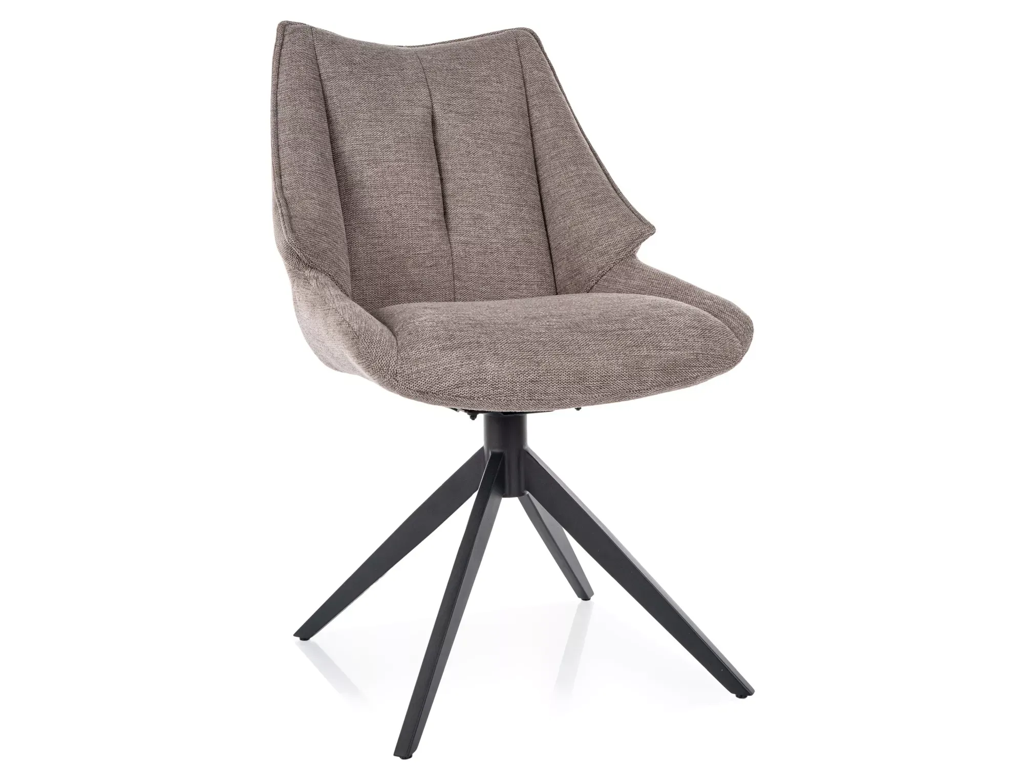 Krzesło obrotowe CODA BREGO beżowe/czarne nogi