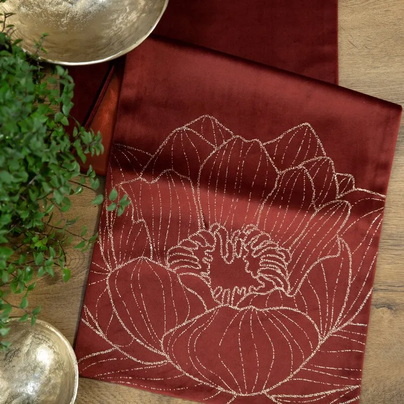 OBRUS BLINK 13 35 X 180 CM CEGLASTY - EU_389984