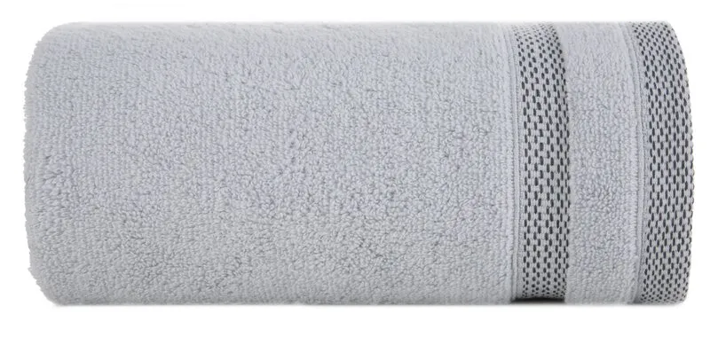 RĘCZNIK RIKI (03) 70 X 140 CM SREBRNY - EU_429768