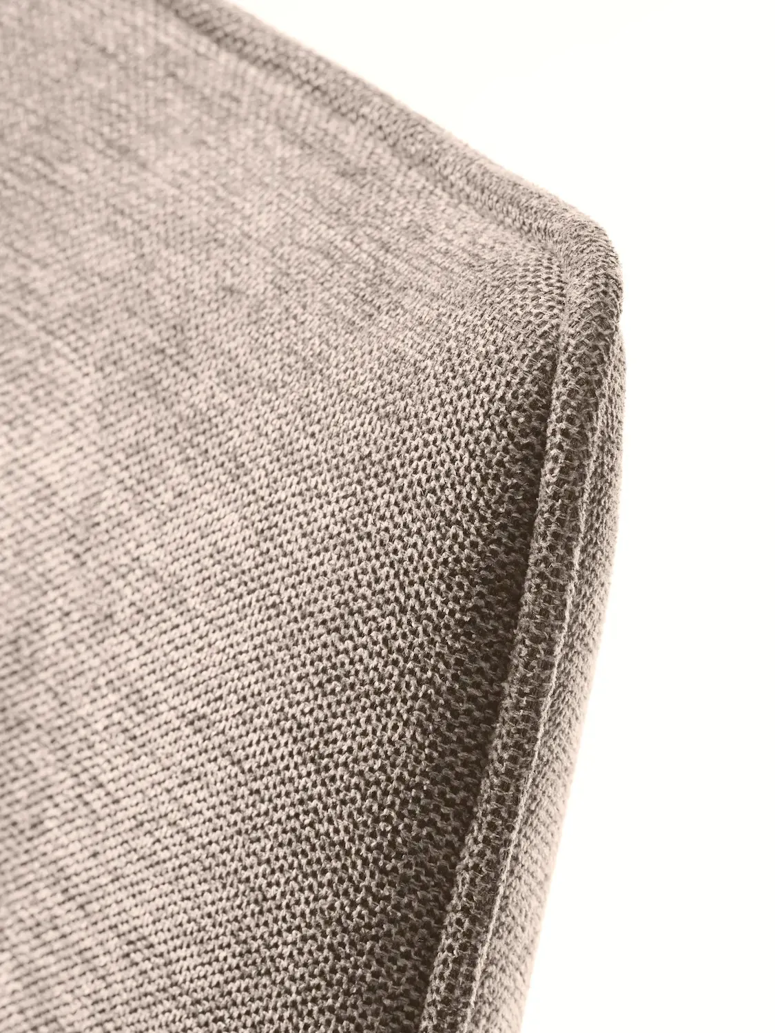 Krzesło tapicerowane CALGARY z podłokietnikami - piaskowy, czarny - UN_49060004