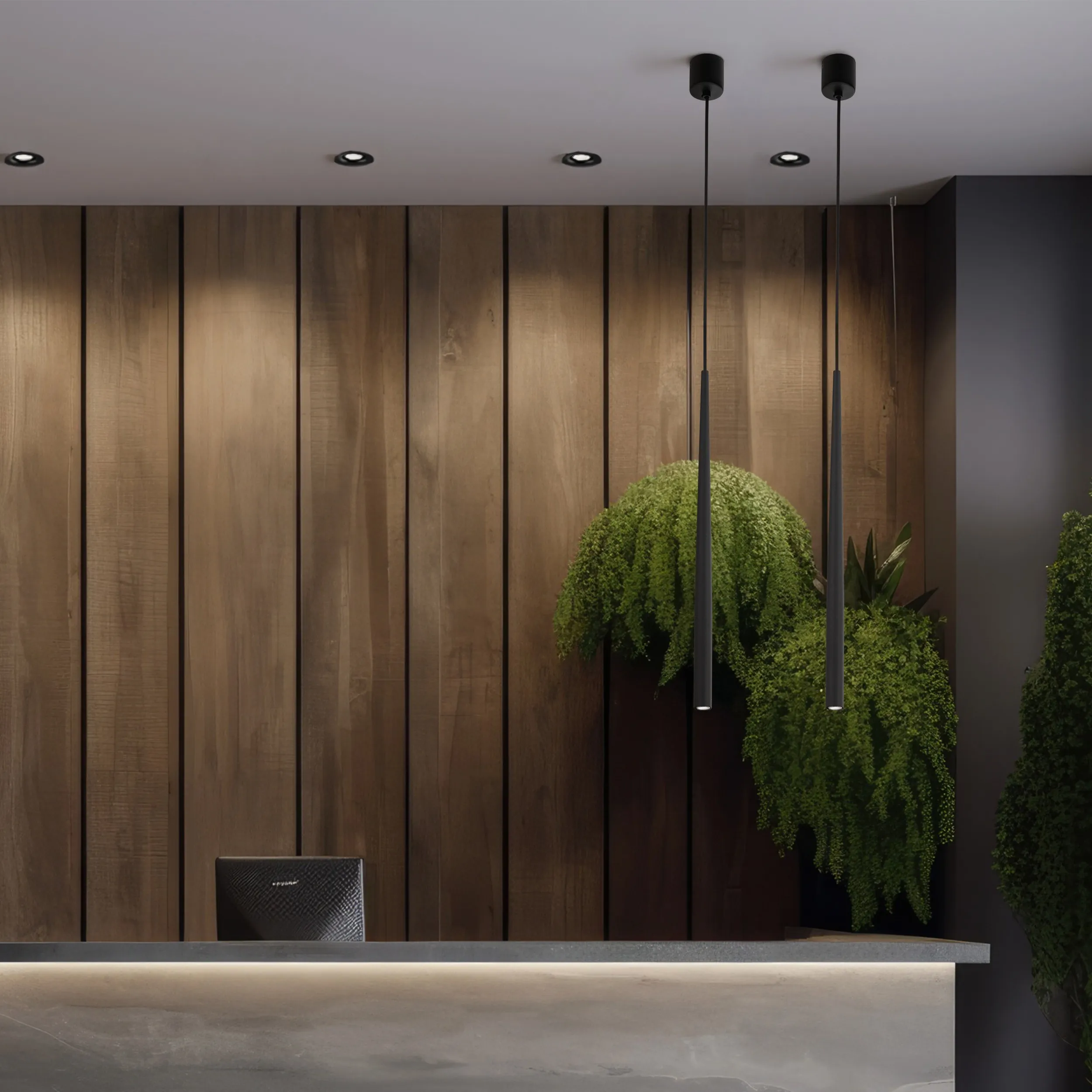 Oprawa wpuszczana EYE czarna aluminiowa okrągła 8x3cm - TK_3501