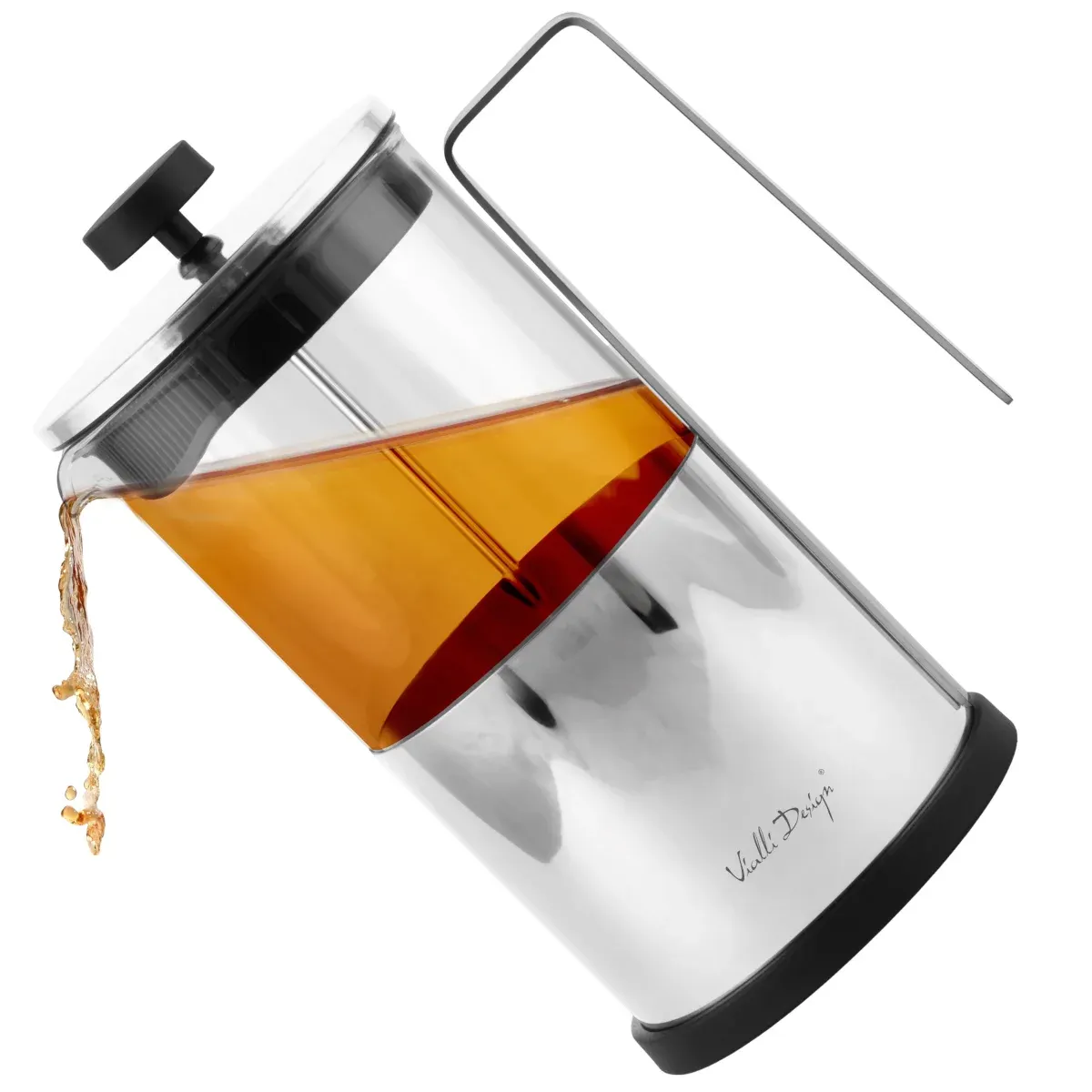 Zaparzacz do kawy i herbaty 1000 ml transparentny — zdjęcie 7