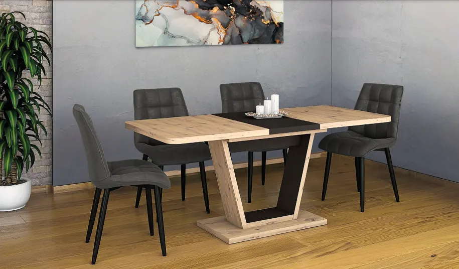 Krzesło CHIC MATT VELVET aksamitne szare Signal - CHICMVCSZ