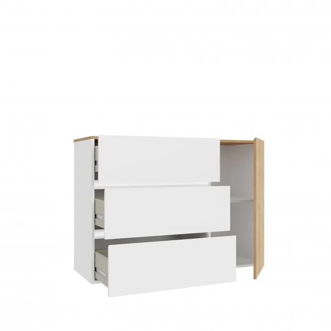 Komoda LENYBELARDO Dąb Riviera FORTE - LNBK222B-M216