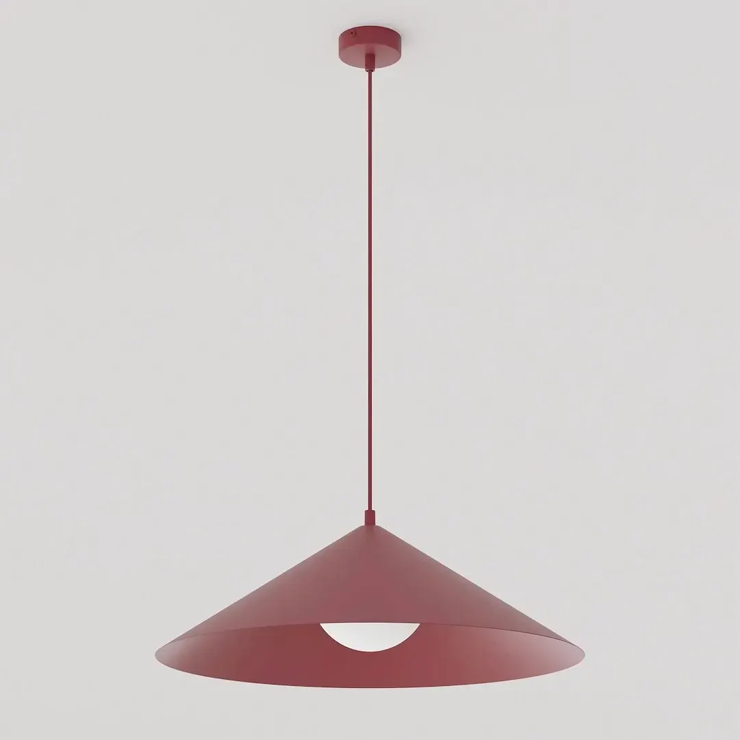 Lampa wisząca MONO 1L burgund opal — zdjęcie 2