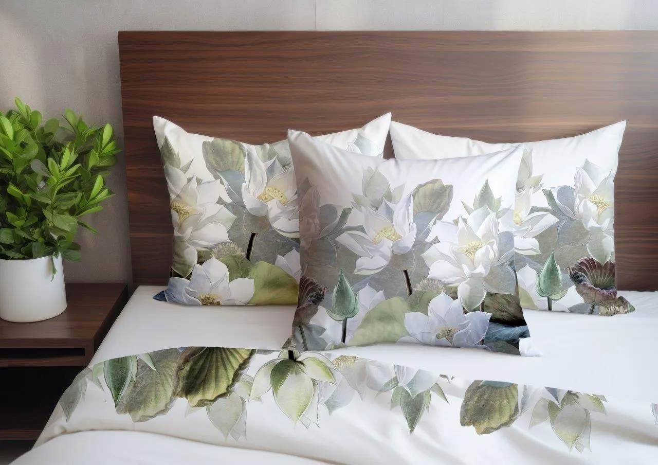 Pościel komplet 160x200+2x70x80 NOBILE 014 satyna bawełaniana fotoprint wielokolorowy - FARO_31222