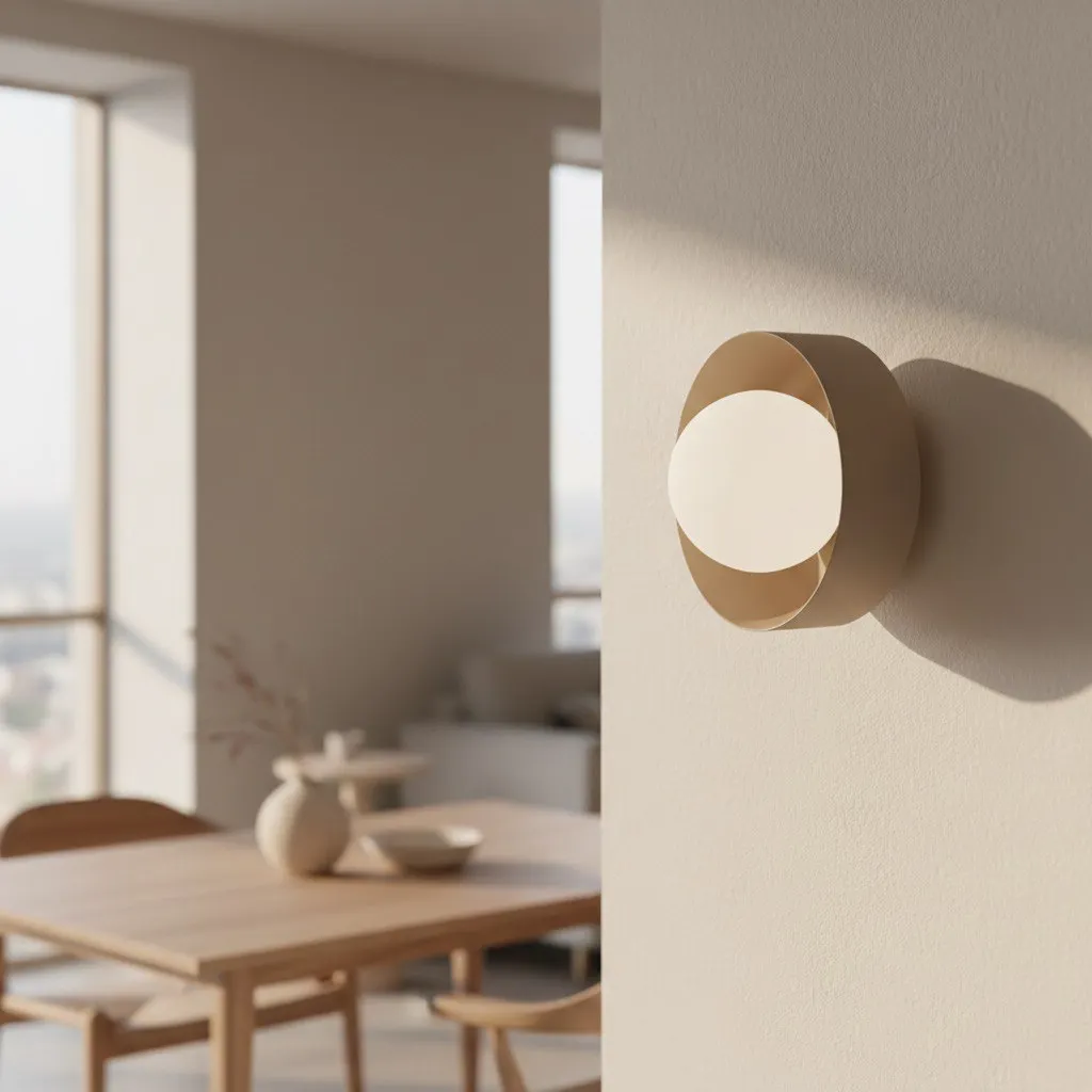 Kinkiet metalowy LULU K1 beżowy - 1537/K1