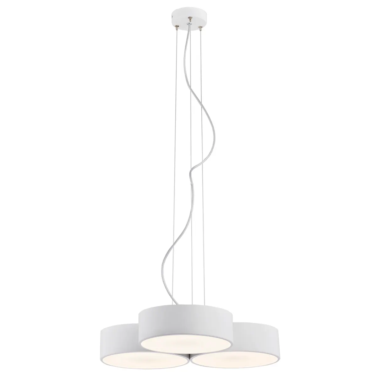 Lampa wisząca DARLING LED 22W biały potrójna 90x50cm Lampa wisząca DARLING LED 22W biały potrójna 90x50cm