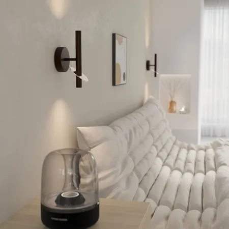 Kinkiet sopel RING 2 stal czarny srebrny - SI_41237