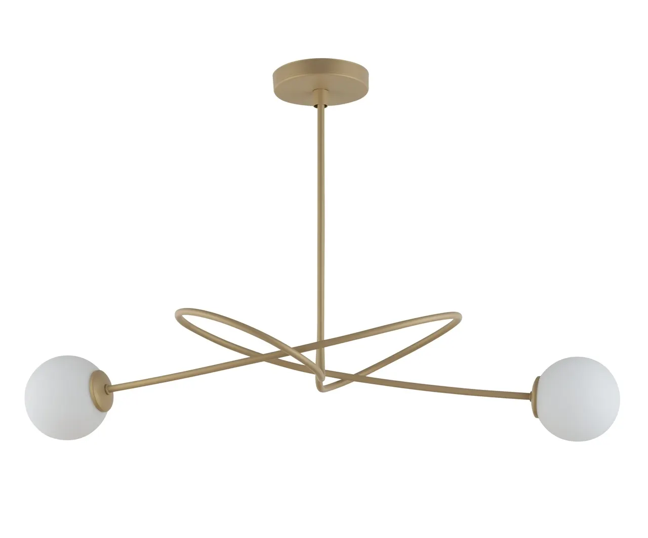 Lampa sufitowa VELVET 2 złota