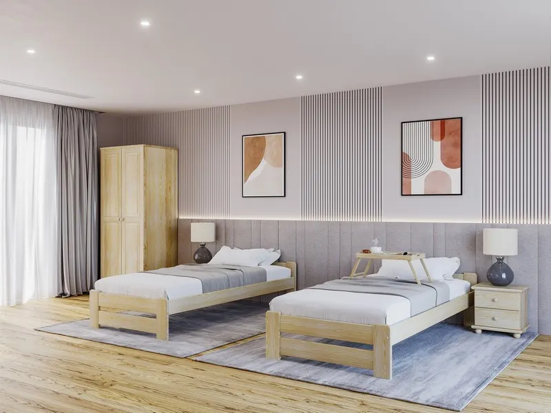 SN108 szafka nocna S42 W41 G35 sosna olcha DREWMAX - 00654