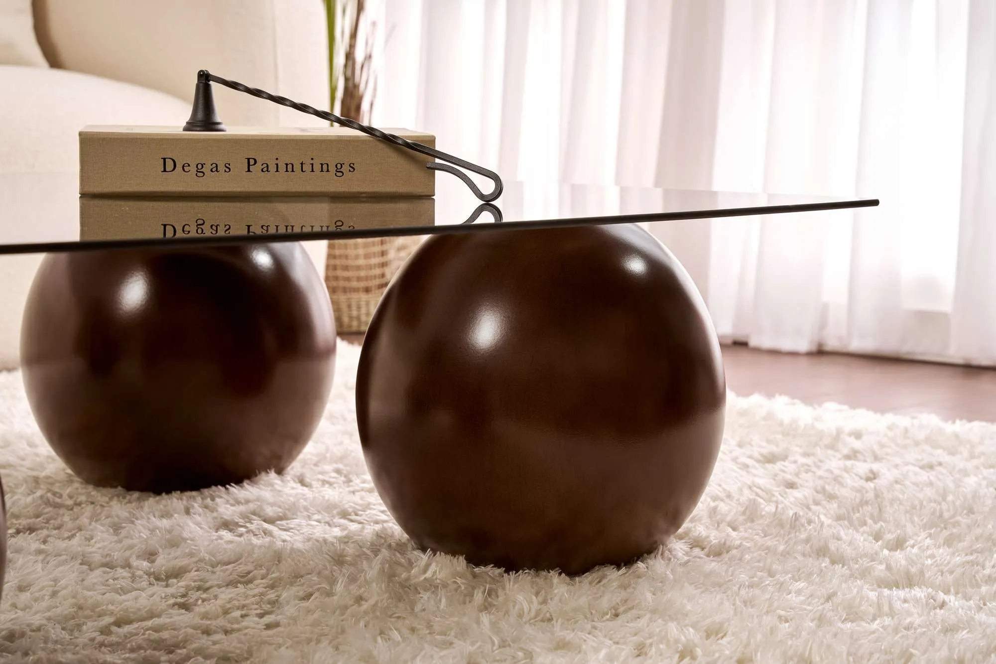 Stolik kawowy SERA 75x110 cm orzech szary - ASI_857NRD1137