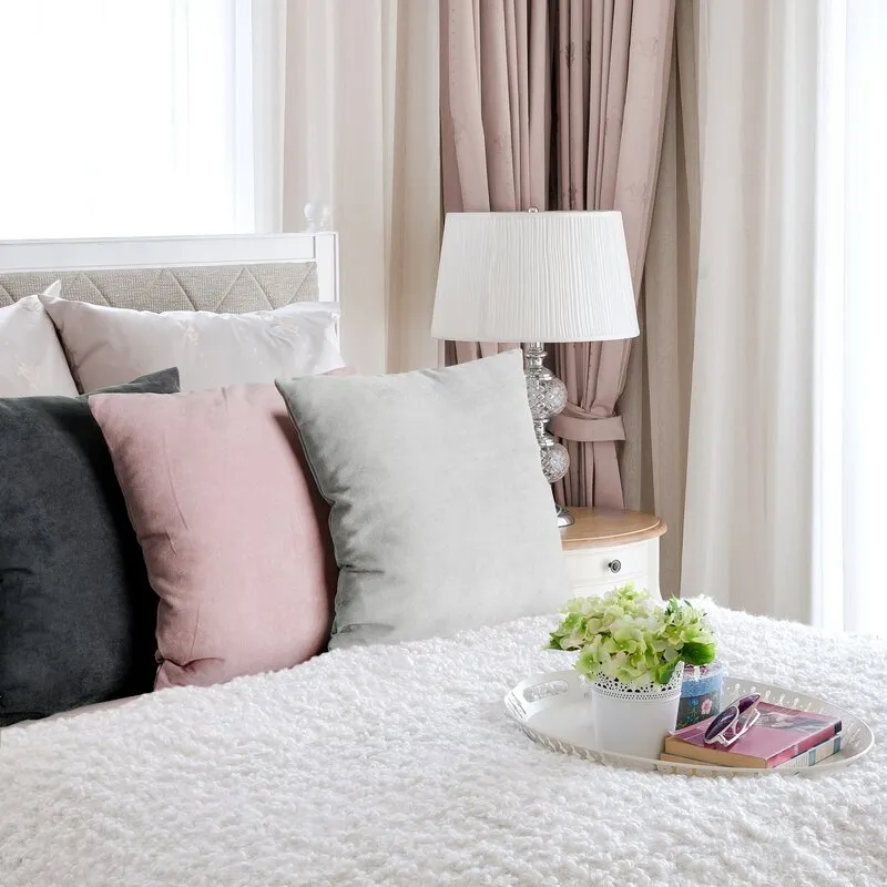 POSZEWKA JULIE 45X45 CM GRANATOWY - EU_367839