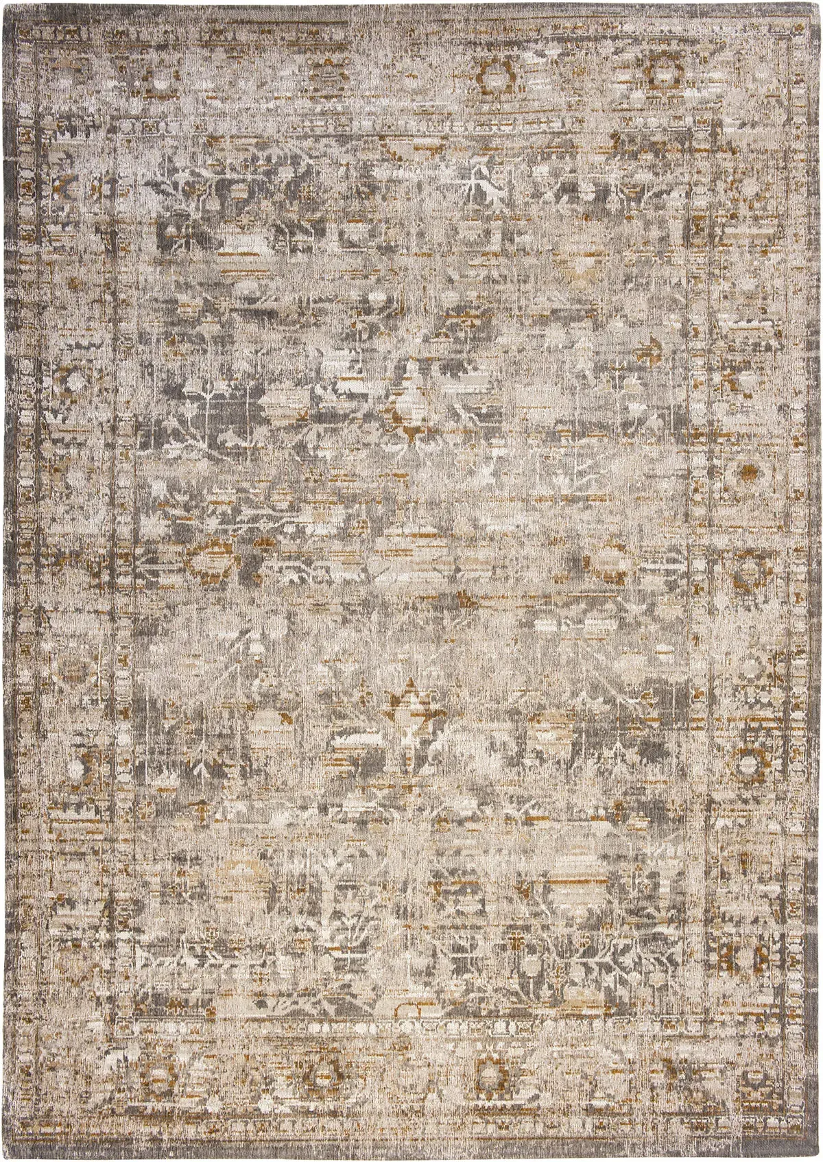 Dywan tkany płasko USHAK SULEIMAN GREY 240x340 cm beżowy (8884)
