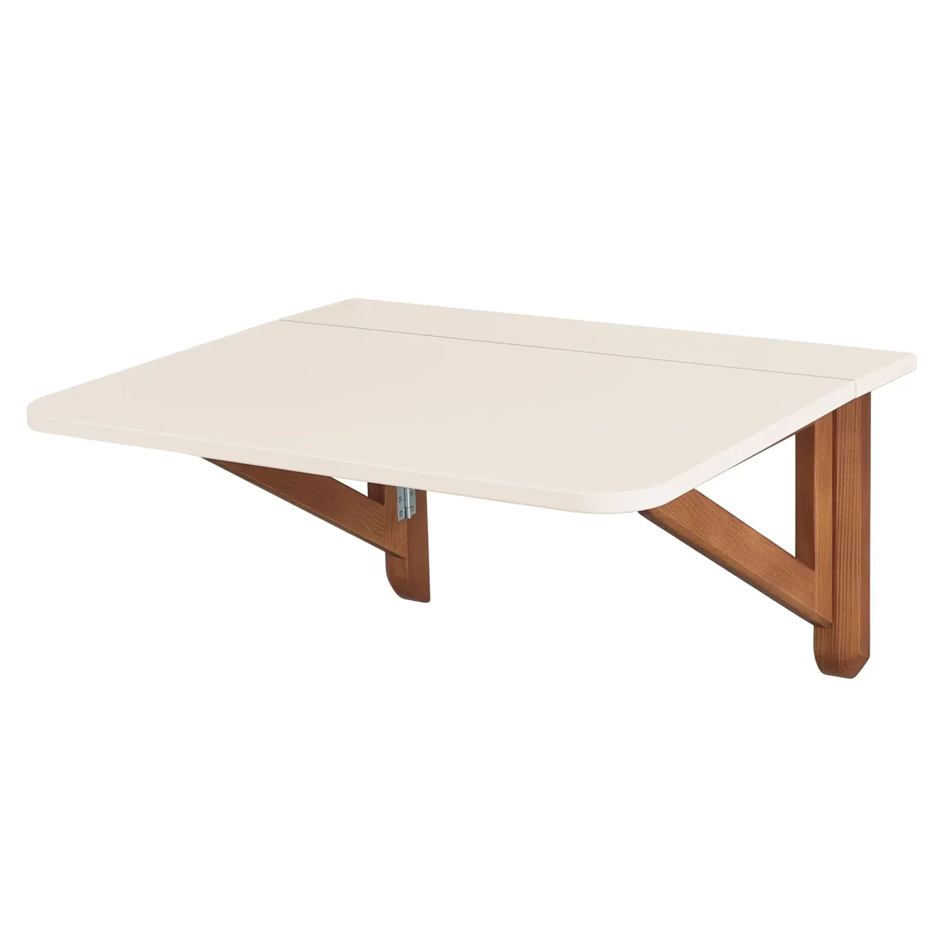 Stół ścienny opadający KLAPP 60x70cm kremowy dąb