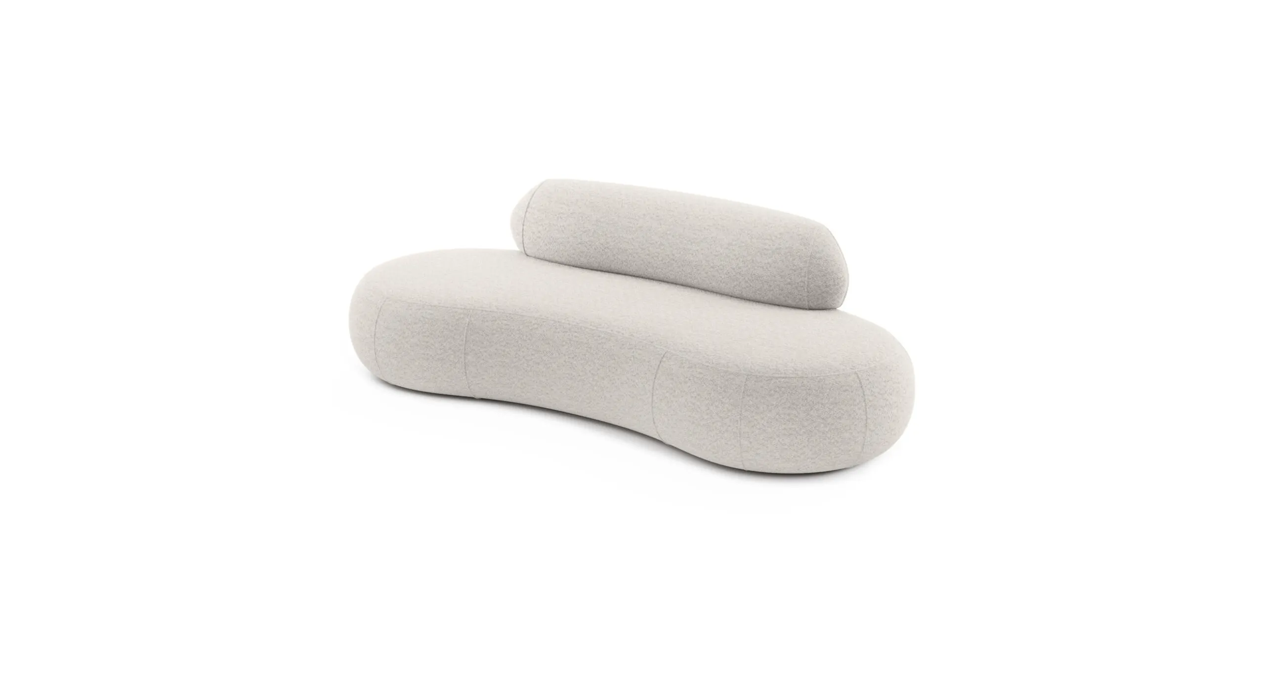 Sofa modułowa SOUL ARMLESS - tkanina Abriamo 04 kremowy Poduszka, Wystrój domu