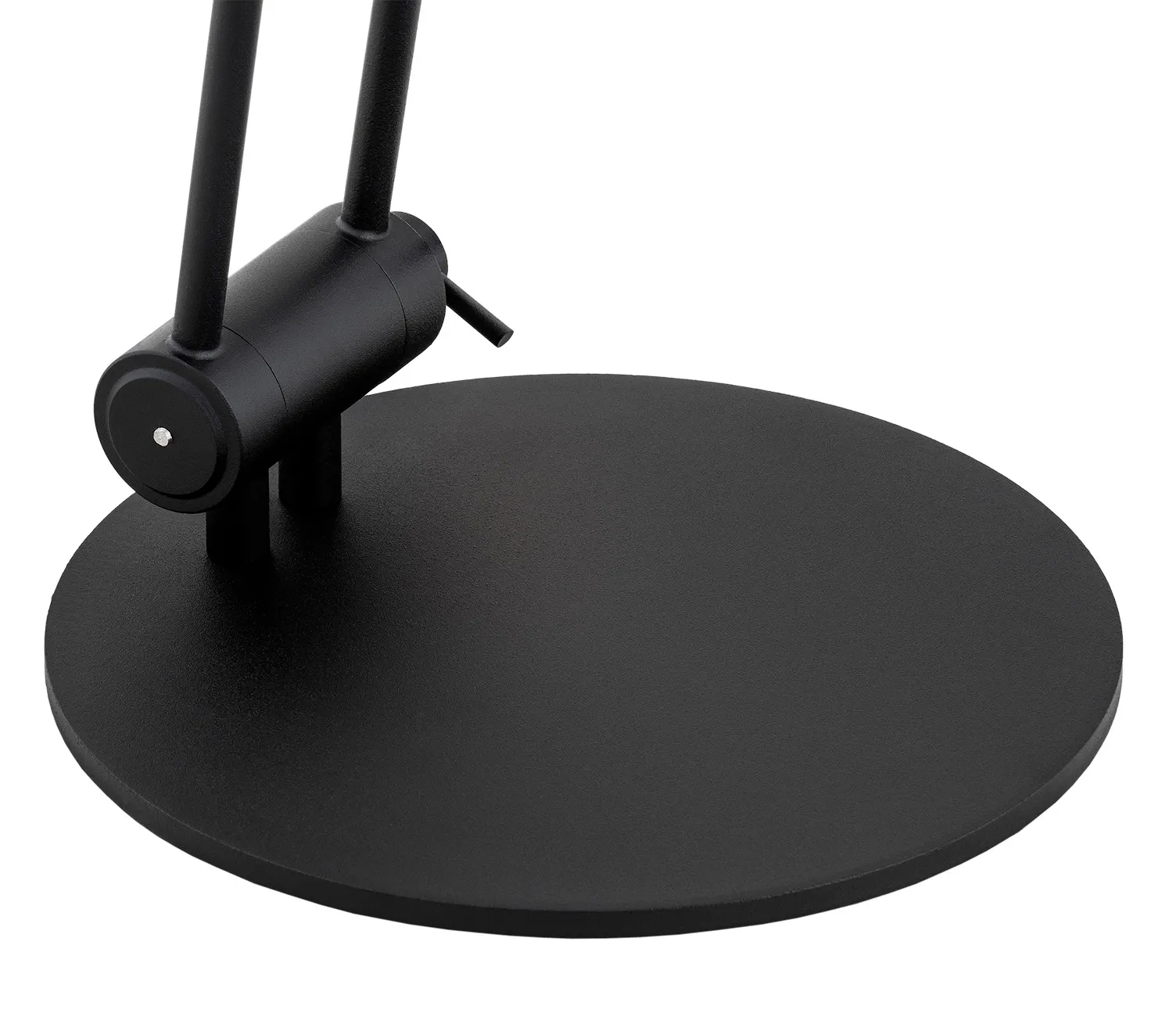 Lampa podłogowa Gabian czarna z dwoma kloszami i regulacją 168cm - 7075