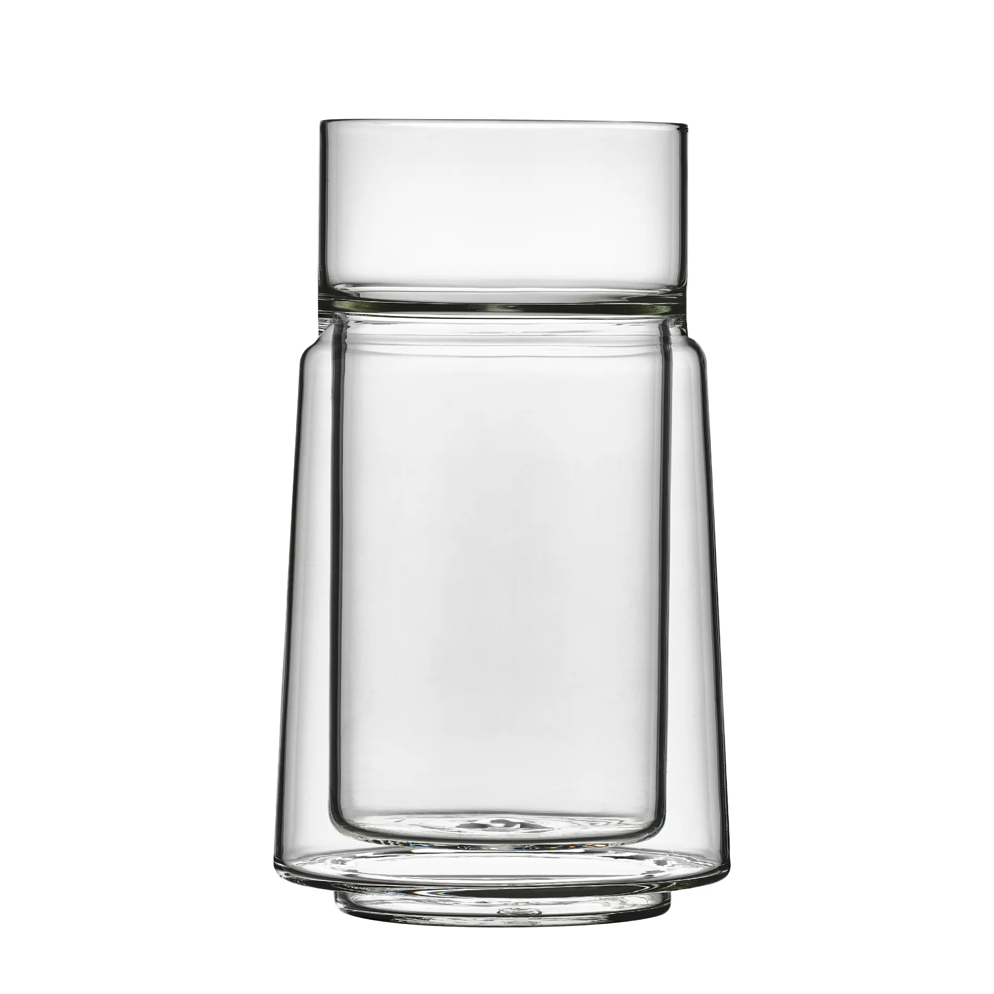 Szklanka z podwójną ścianką 330 ml transparentny