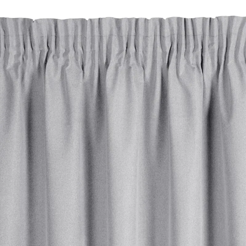 ZASŁONA GOTOWA SUZAN NA TAŚMIE 135 X 270 CM STALOWY - EU_453003