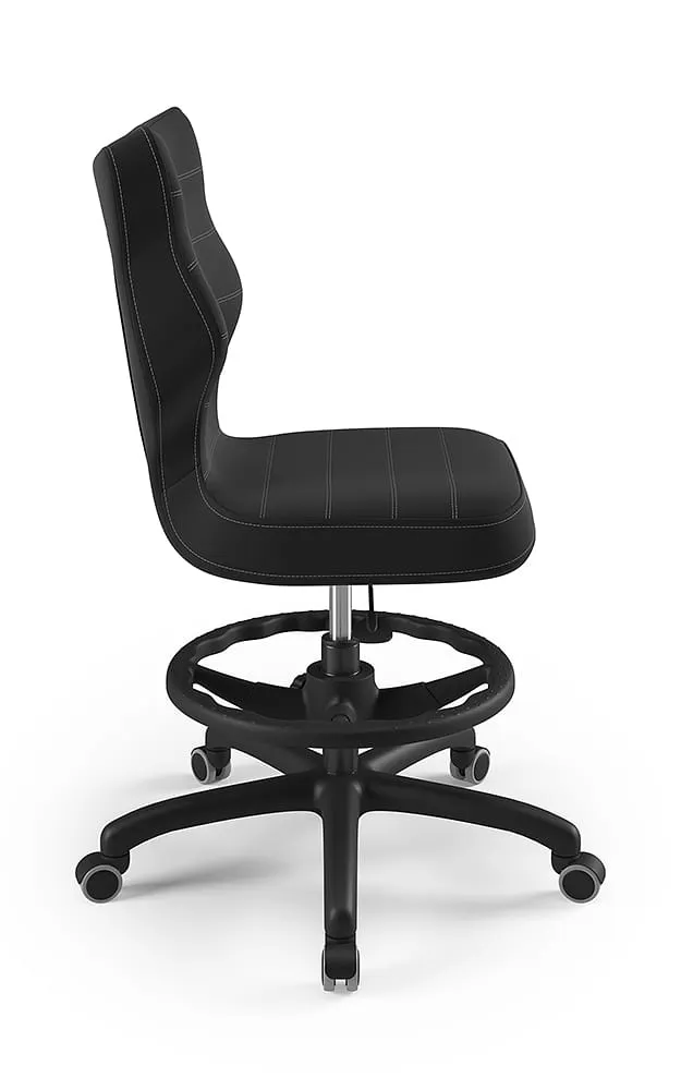 Krzesło młodzieżowe Petit czarny Velvet 17 rozmiar 5 WK+P - NB-A-5-B-A-VT17