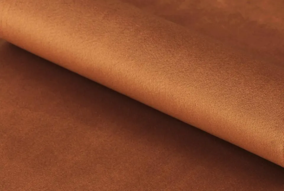 Krzesło tapicerowane DOREN brązowy Drewno-Czarny ( zestaw 2 sztuk ) - H000020023