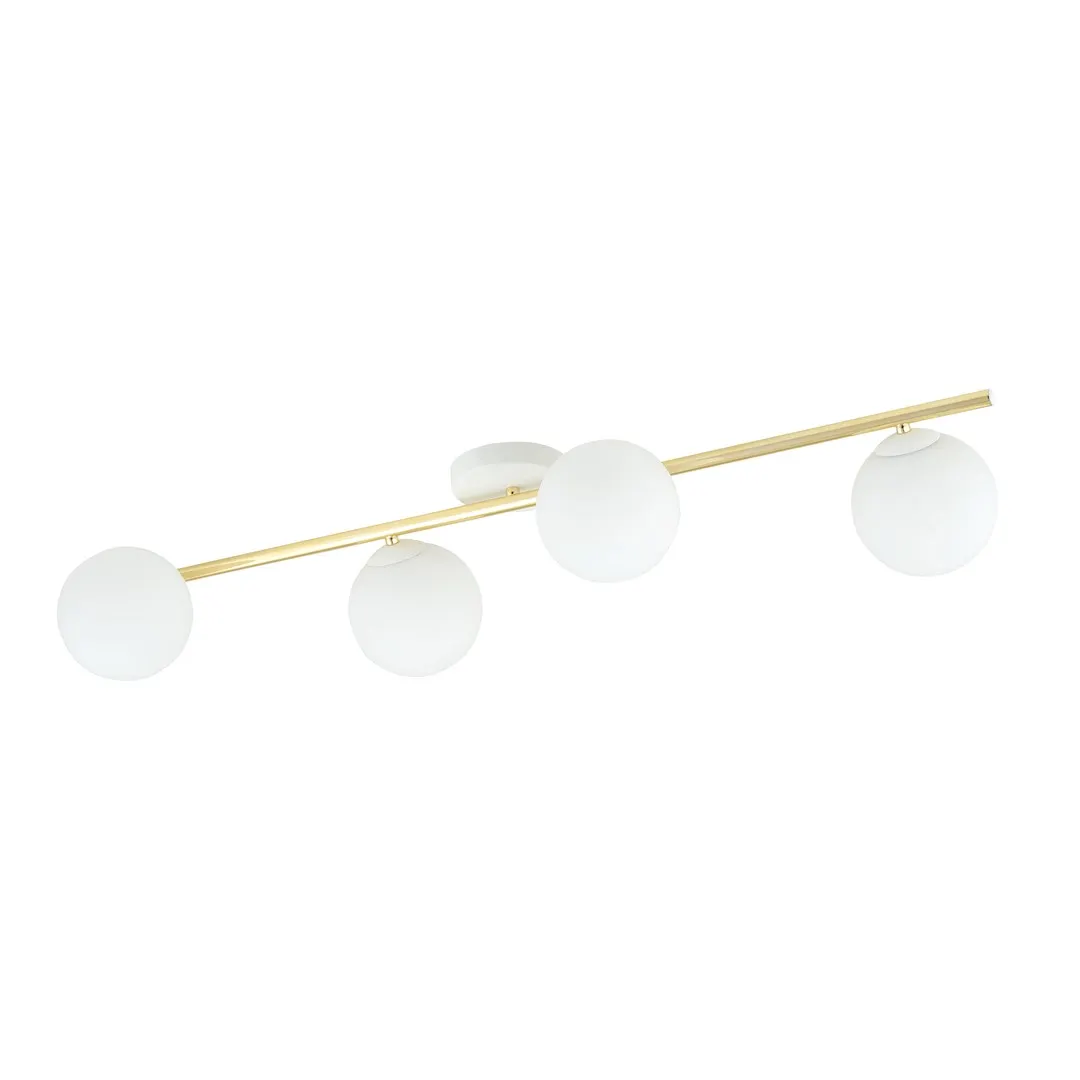 Lampa sufitowa  SPLENDI Biały,Złoty 1249/4