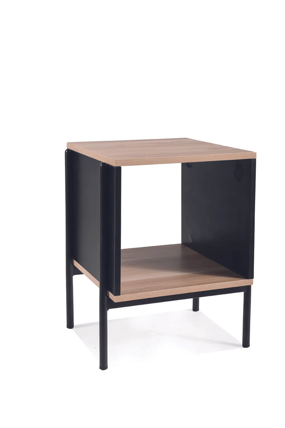 ŁAWA KARINA B DĄB/CZARNY MAT 40X40X51