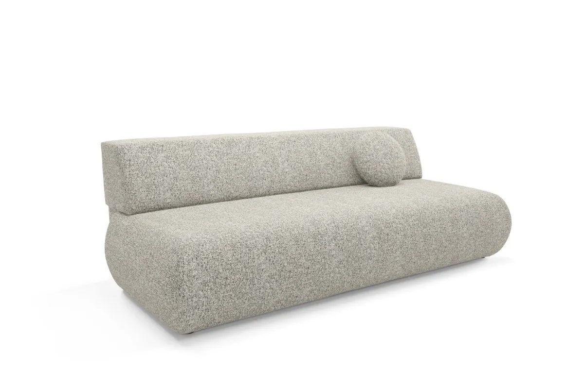 Sofa rozkładana z pojemnikiem PUENTE 214 cm szara Sofa rozkładana z pojemnikiem PUENTE 214 cm szara