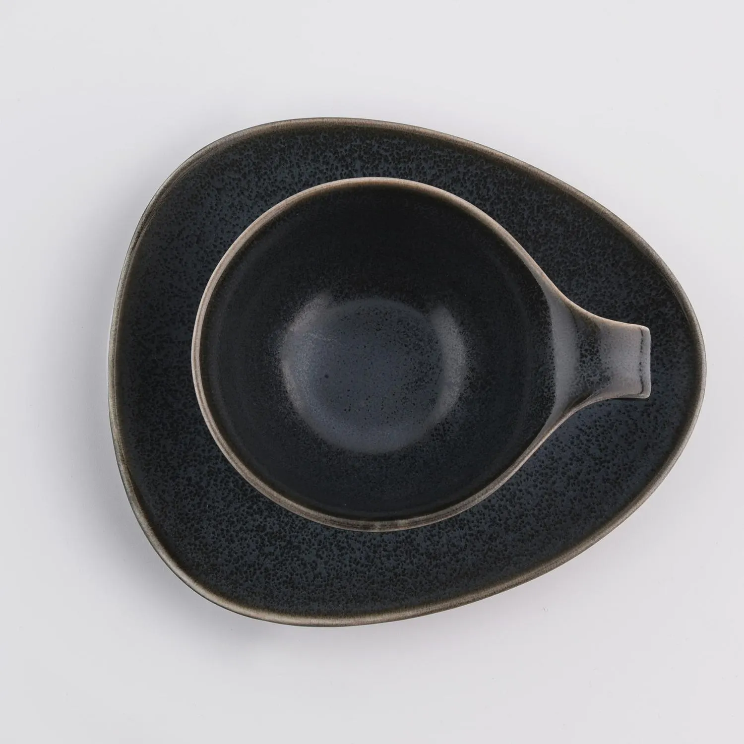 ckufes-dark, ceramic, tasse, miska, czarna-porcelana