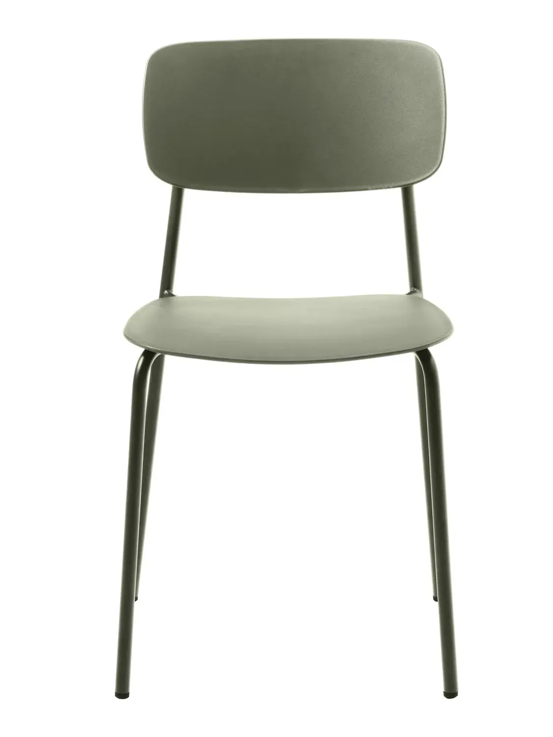 Krzesło metalowe KIRKLAND zielone - UN_54310007