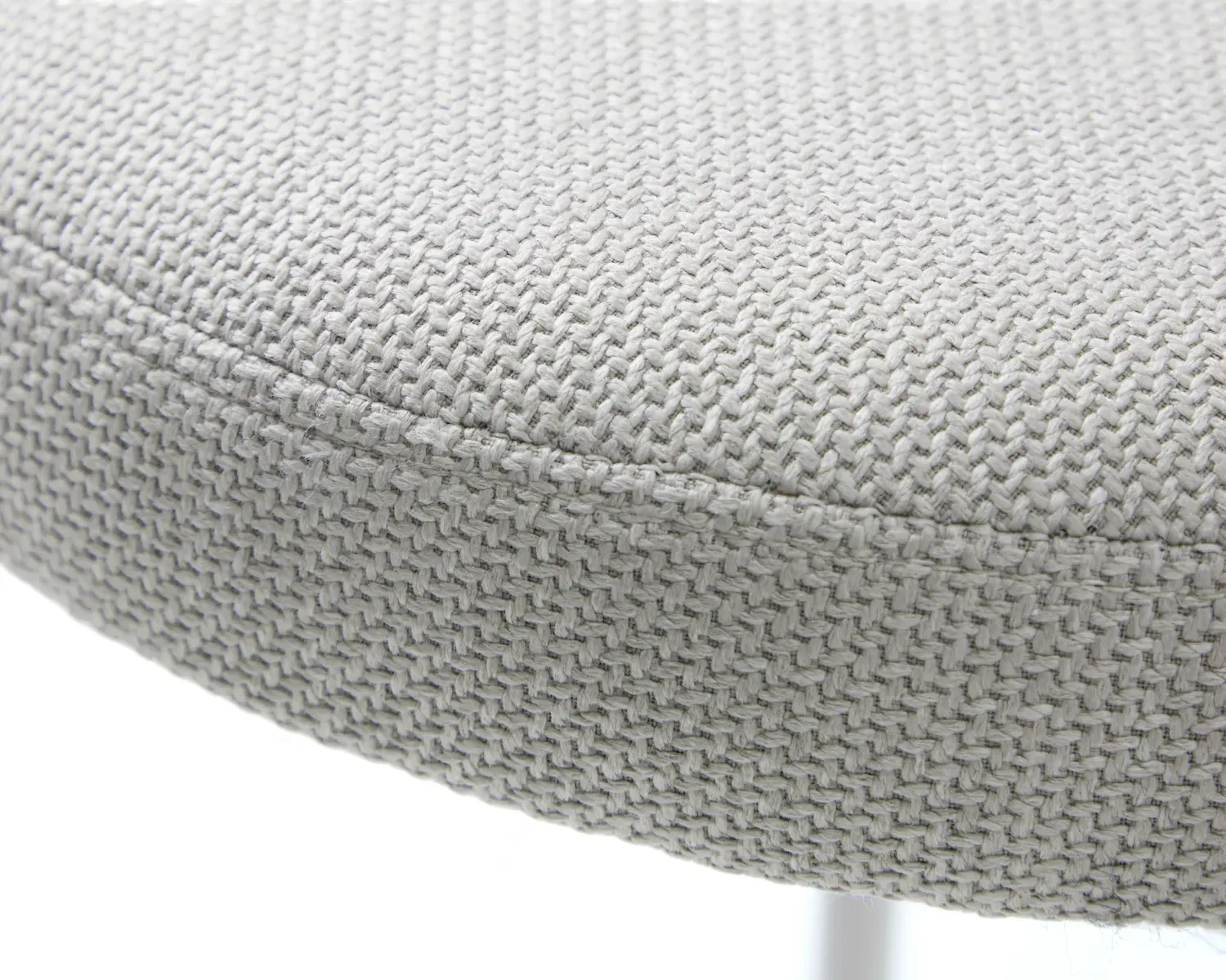 Stołek - taboret okrągły PELICAN metalowy piaskowy - UN_54590002