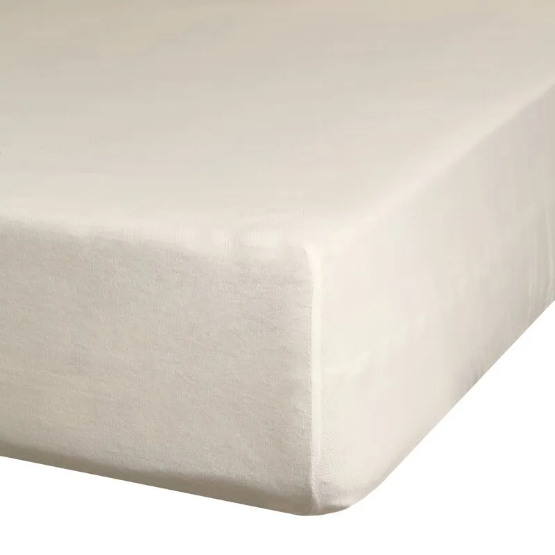 PRZEŚCIERADŁO Z GUMKĄ JERSEY D91 180X200 CM, WYS.30 CM BEŻOWY - EU_397059