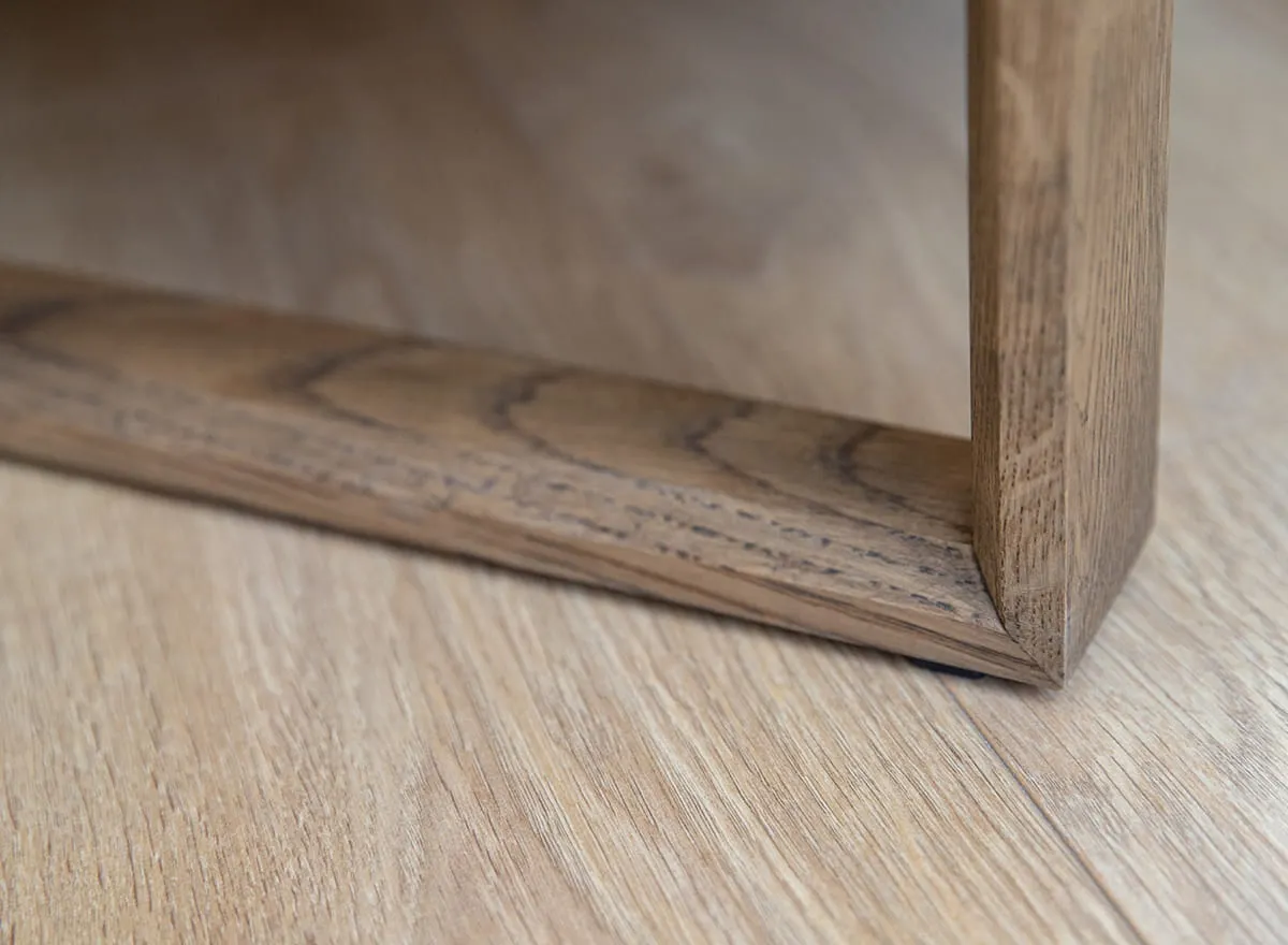 Łóżko dębowe 140x200 dąb dymiony Adria - PRHADRIA140X200DD