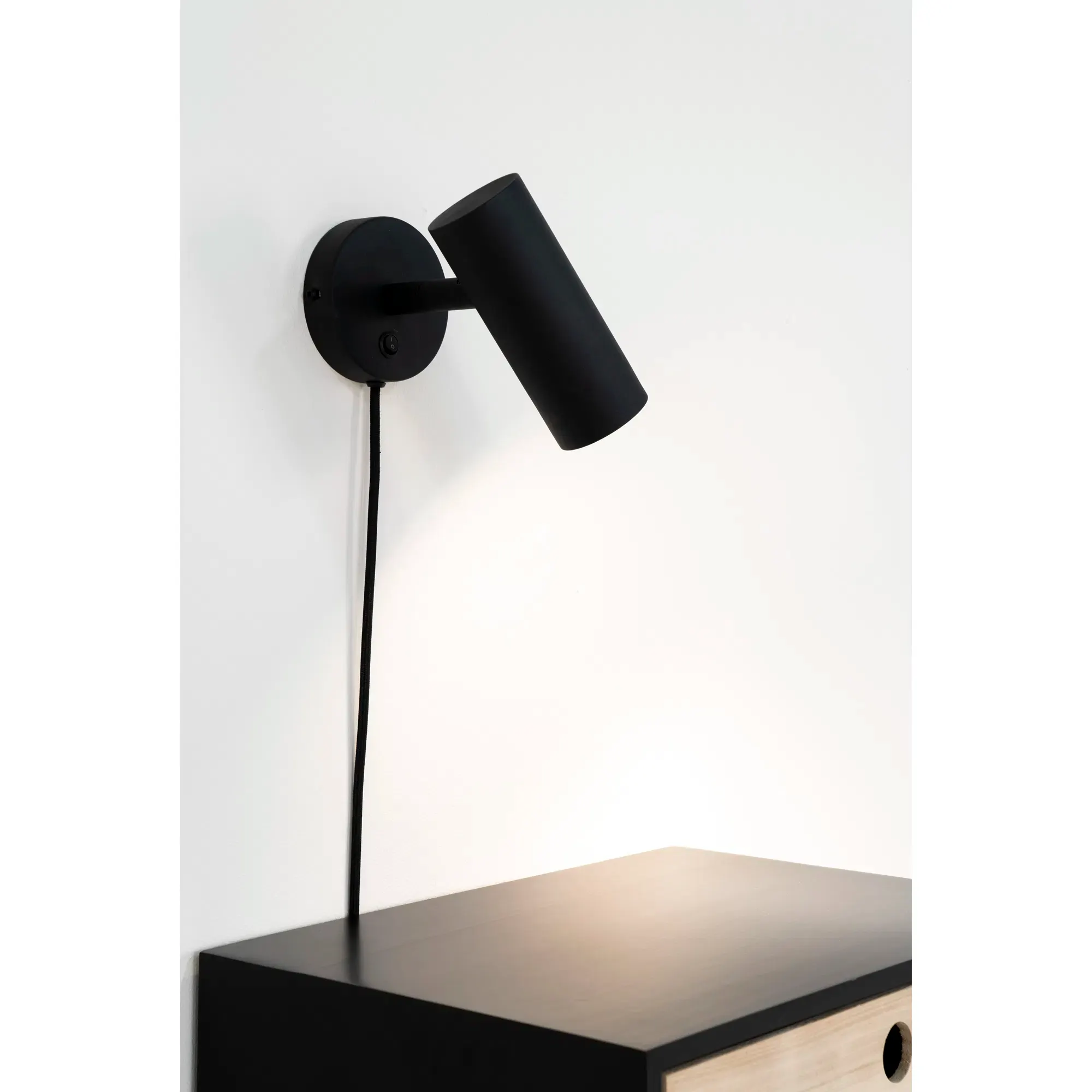 Lampa ścienna - kinkiet PARIS 3 - czarna - 6409105